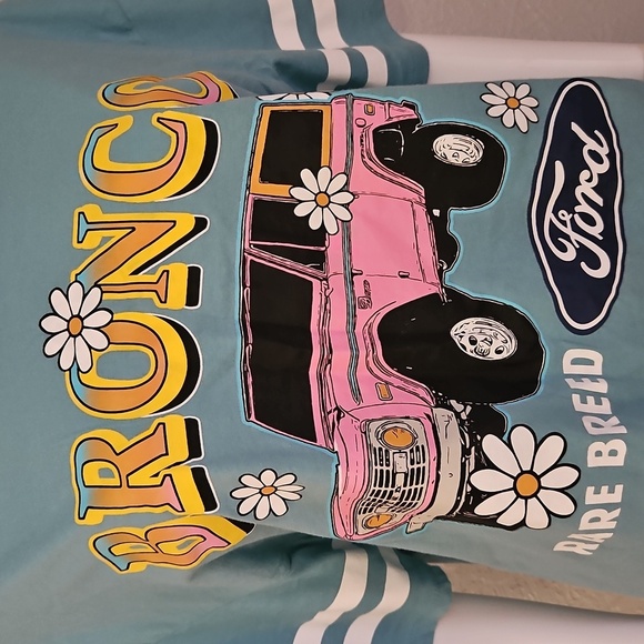 HYBRID APPAREL Ford Graphic Bronco Rare Breed Ring T-Shirt - Picture 4 of 6